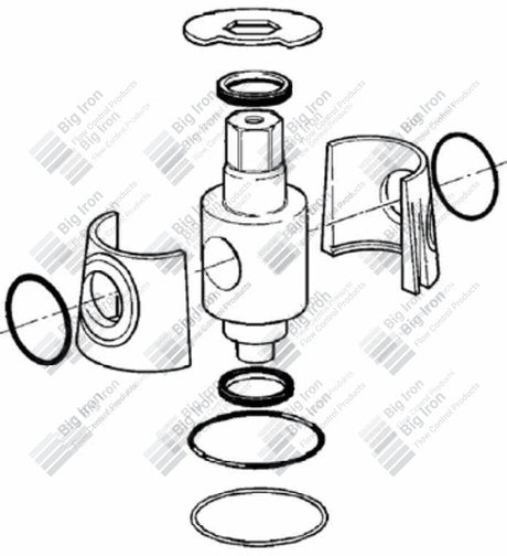 Plug Valve 1" H2S Service Complete Repair Kit - ANSON Premier